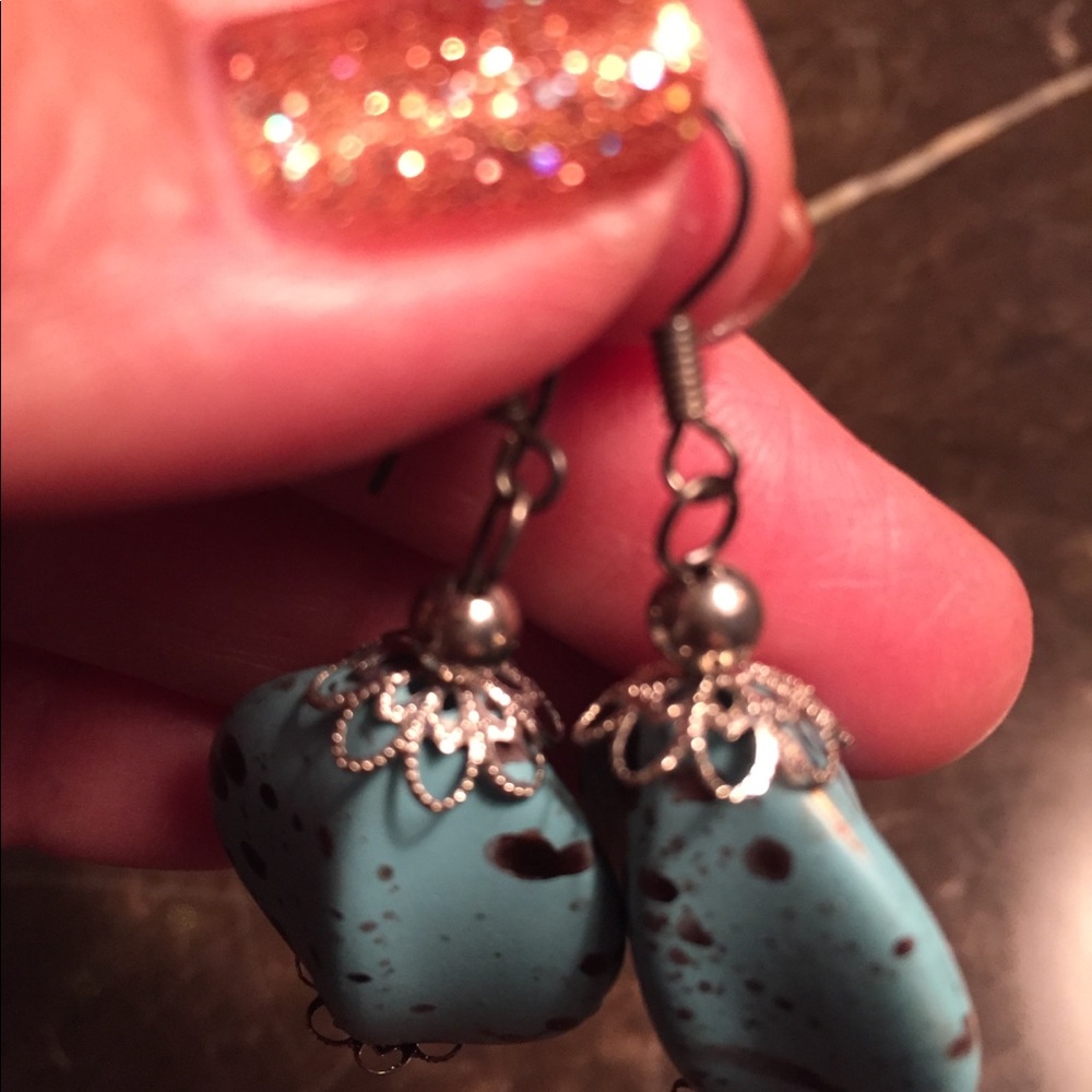 Turquoise Earrings - Picture 4 of 7